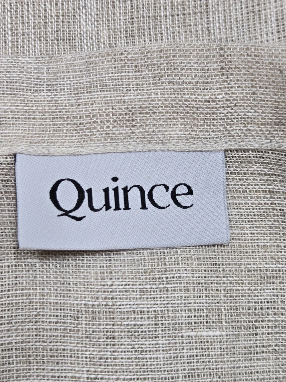 NWT QUINCE Set Of 2 48x84 European Linen Sheer Curtains Flax 9500